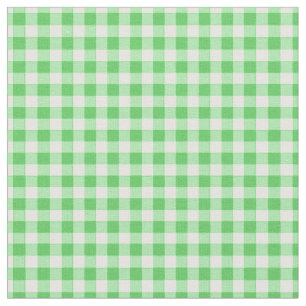 Tissu En vichy verte simple