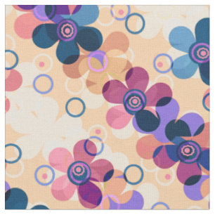 Tissu Enfants Abstraits mignon dessin animé fleurs fleur