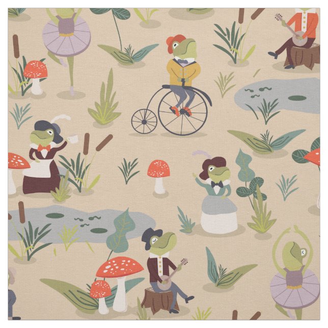 Tissu Ensemble dans la terre de grenouille (Échantillon)