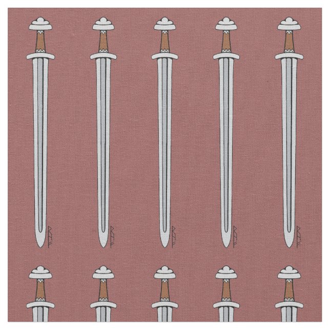 Tissu Épée viking (Fermer)