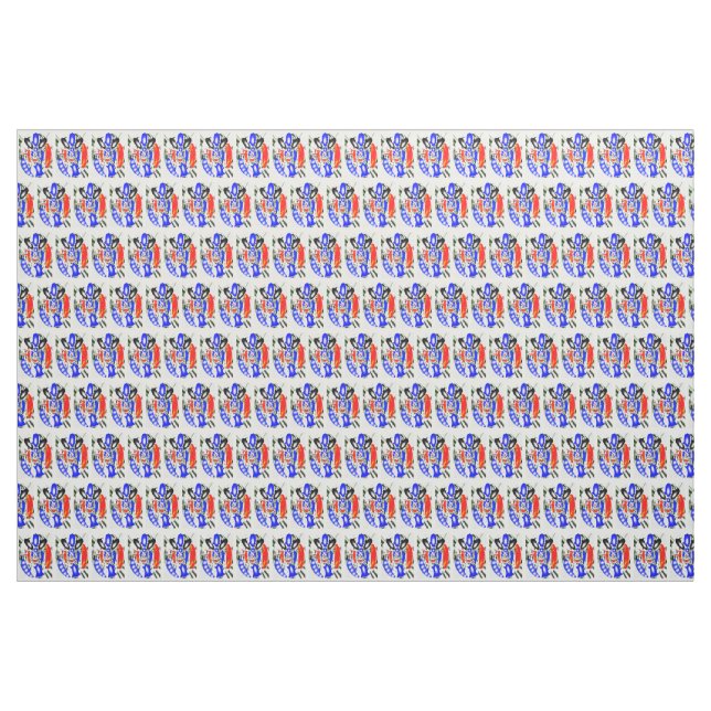 Tissu Équipe de rêve (Fat Quarter)