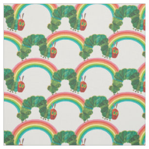 Tissu Eric Carle Le très affamé Motif Caterpillar