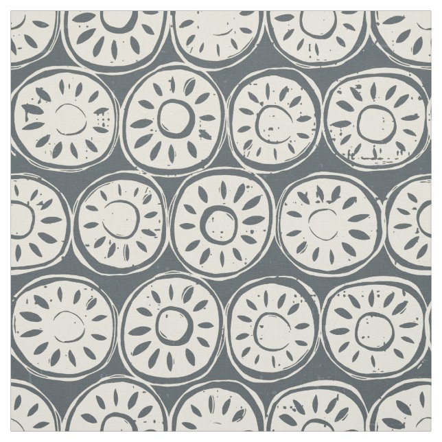 Tissu étain en ivoire du bloc de fleurs (Échantillon)