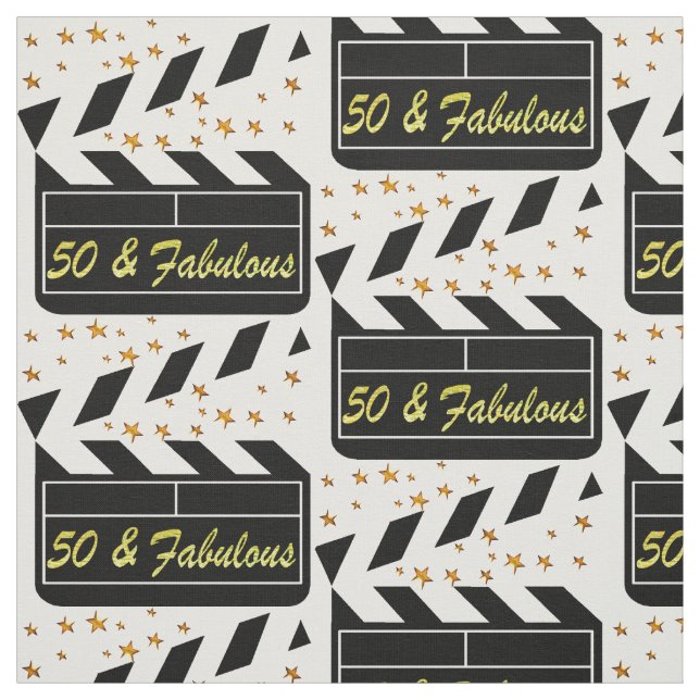 TISSU ÉTOILE DE FILM DE 50 ANS (Échantillon)