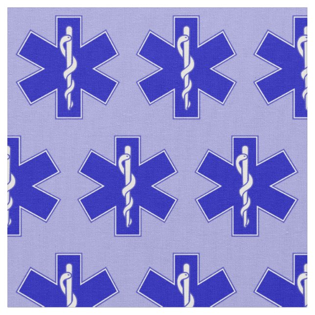 Tissu Étoile de la vie plus petite (Fermer)