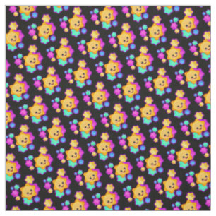 Tissu Étoiles de soleil assez brillantes et gaies
