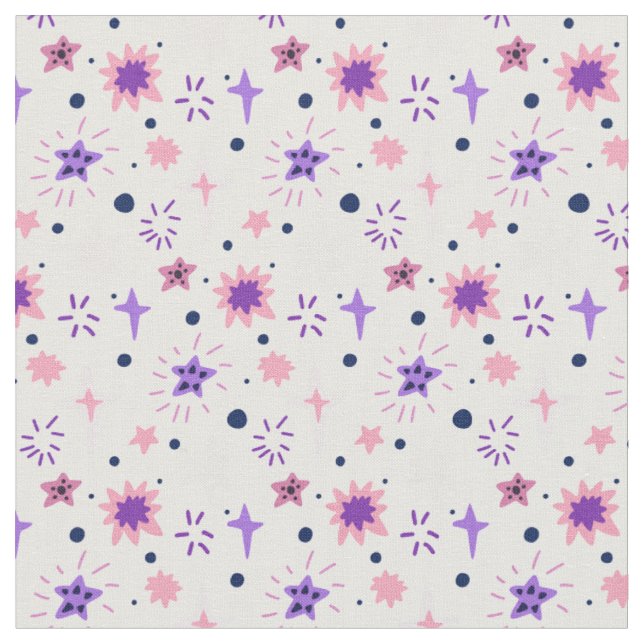 Tissu Étoiles et constellations (Fermer)