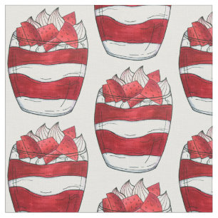 Tissu Eton Mess Strawberry Meringue Royaume-Uni
