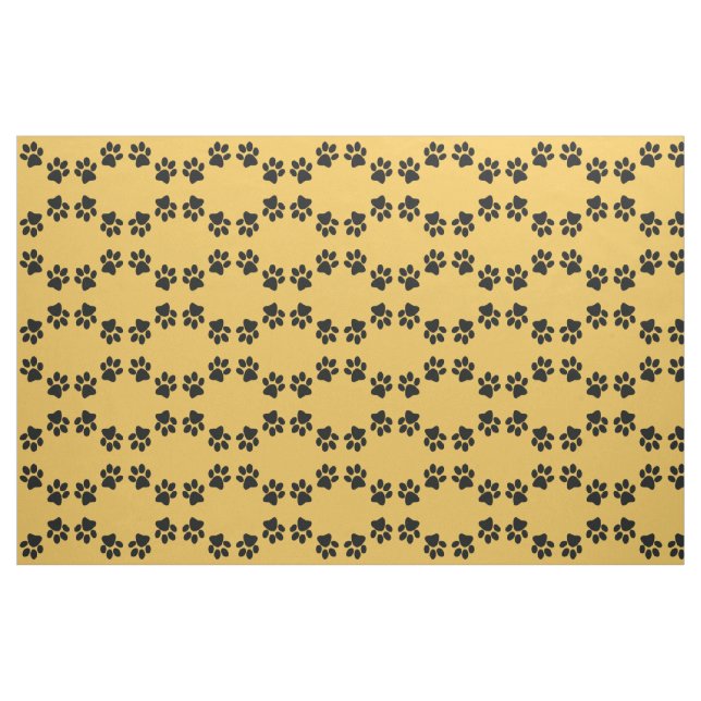Tissu Fabric de conception Empreinte de patte (Fat Quarter)