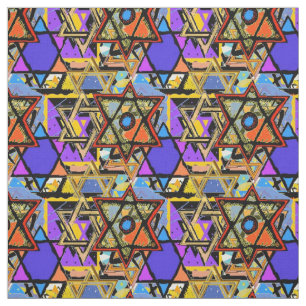 Tissu Fabricants à Customise Judaïque - Mogen David Cade