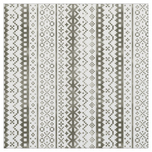 Tissu Faded Fair Isle Aquarelle Cabincore noir blanc
