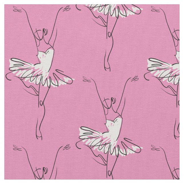 Tissu fait sur commande de couleur de ballerine (Fermer)