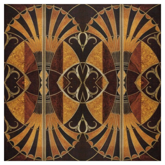 TISSU FANS D'ART DÉCO (Échantillon)