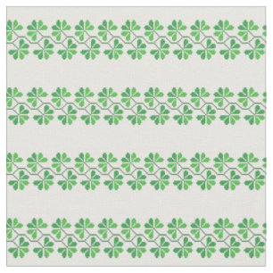 Tissu Faux Retro Broderie losange Imprimé Shamrock rayé 