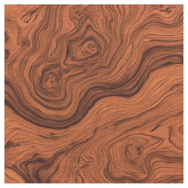 Tissu Faux Rustic Walnut Pattern  (Fermer)
