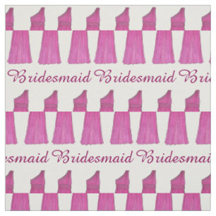 Tissu Femme d'honneur Maid de robe d'honneur