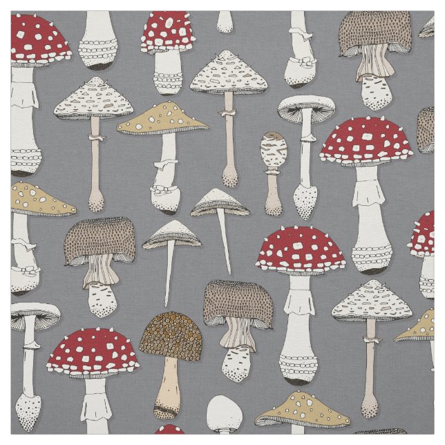 Tissu fer à champignons (Échantillon)