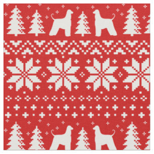 Tissu Fête de Noël des silhouettes afghanes