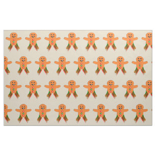 Tissu Fête de Noël Gingerbread Homme Craft Fabric