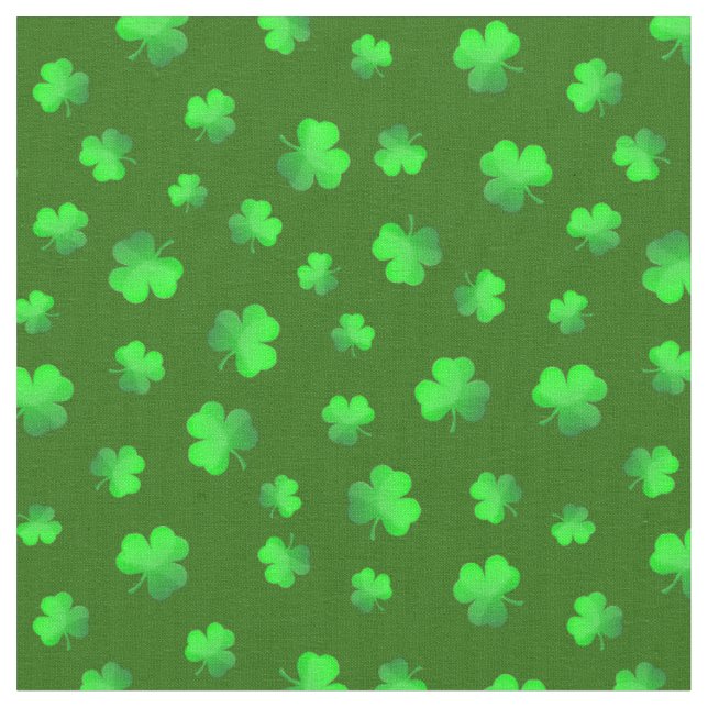 Tissu Fête de Saint-Patricks, Shamrock irlandaise (Fermer)