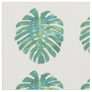 Tissu Feuille botanique tropicale