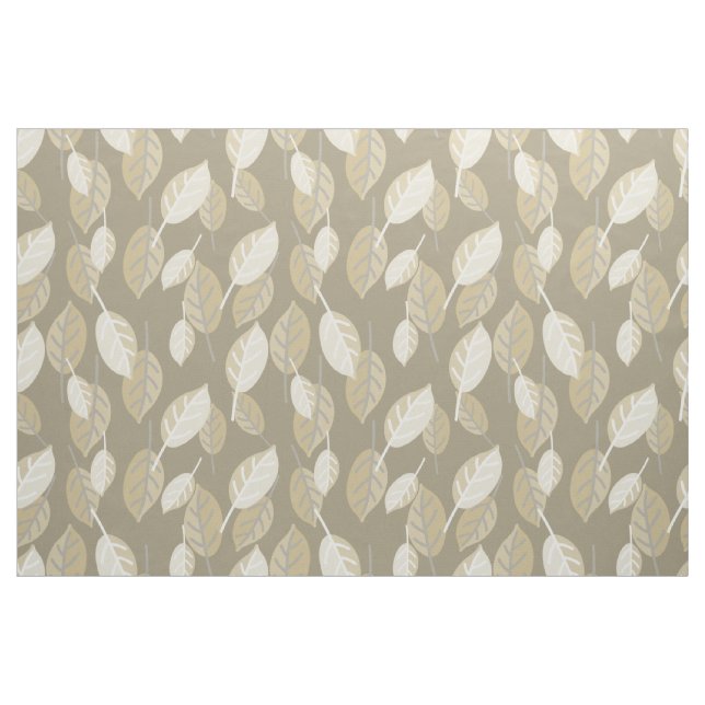 tissu feuille café (Yard)