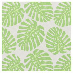 Tissu Feuille de plante tropicale - motif de Monstera