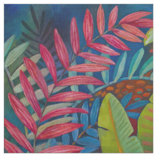 Tissu Feuille tropical vintage de jungle