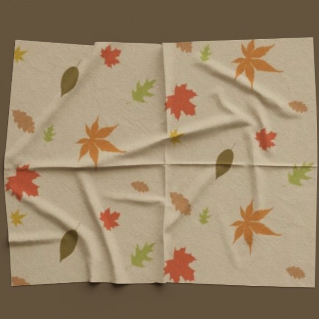 Tissu Feuilles d'automne colorées (Créateur téléchargé)