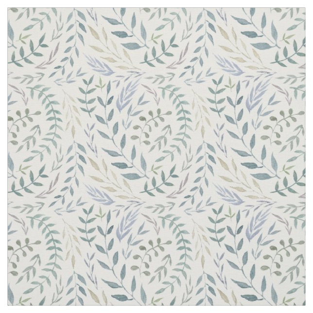 Tissu Feuilles et feuillage rustique (Échantillon)
