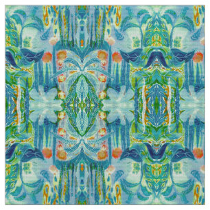 Tissu Feuilles tropicales