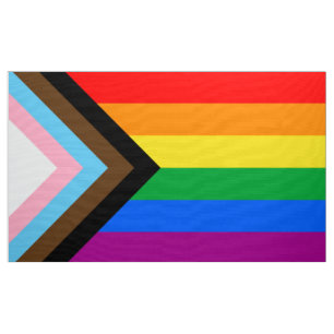 Tissu FIERTÉ LGBT (Progress Pride)