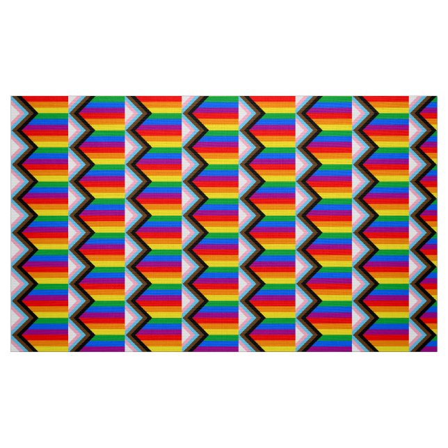 Tissu FIERTÉ LGBT (Progress Pride) (Fat Quarter)