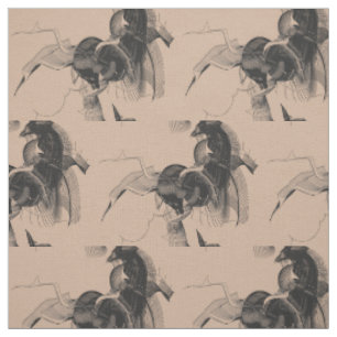 Tissu Figure Unicorne numérique - Couleur arrière - plan