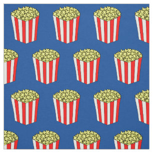 Tissu Film Thème Popcorn