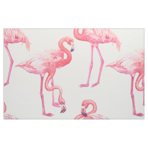 Tissu Flamants roses