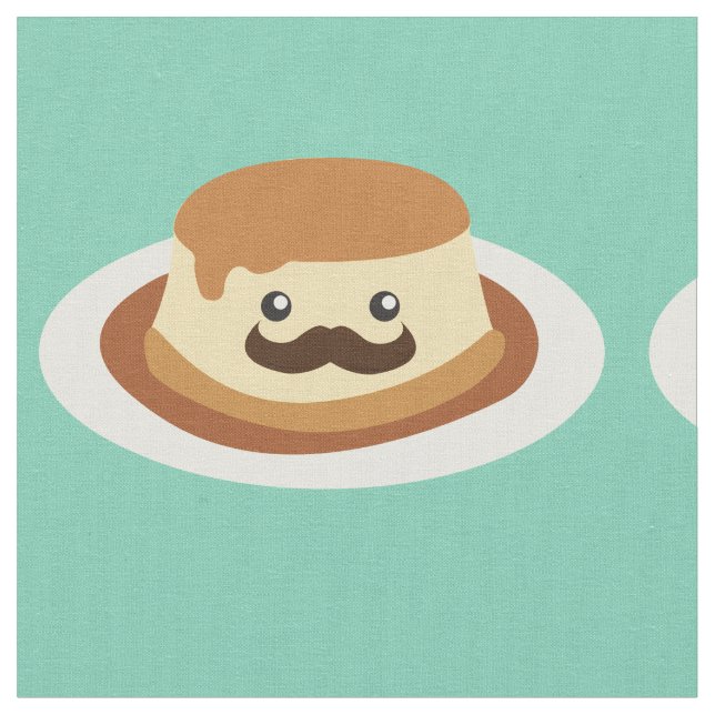 Tissu Flan moustaché (Fermer)