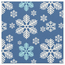 Fléaux de neige en chute Bleu à motif