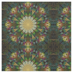 Tissu Fleur courbée