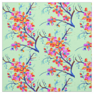 Tissu Fleur de cerisier Sakura en gras