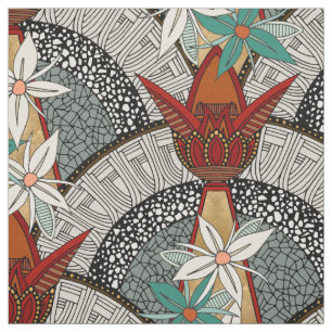 Tissu fleur de deco