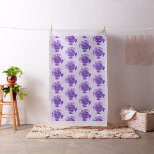 Tissu Fleur de la vie / Blume des Lebens - tortue violet