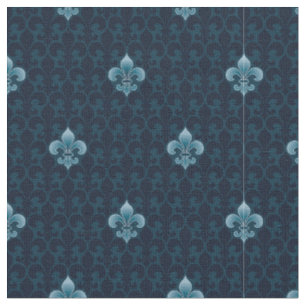 Tissu Fleur De Lis Motif