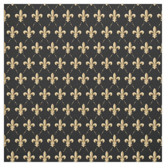 Tissu Fleur De Lis Pattern