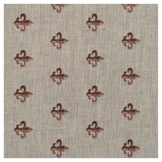 Tissu Fleur de Lys (Échantillon)