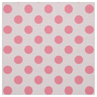 Tissu FLEUR SAUVAGE - Pois classique sur bébé fille rose