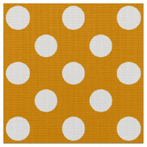 FLEUR SAUVAGE - Pois classique sur Jaune doré