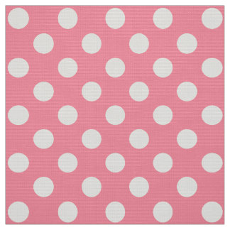 Tissu FLEUR SAUVAGE - Pois classique sur Valentine Pink