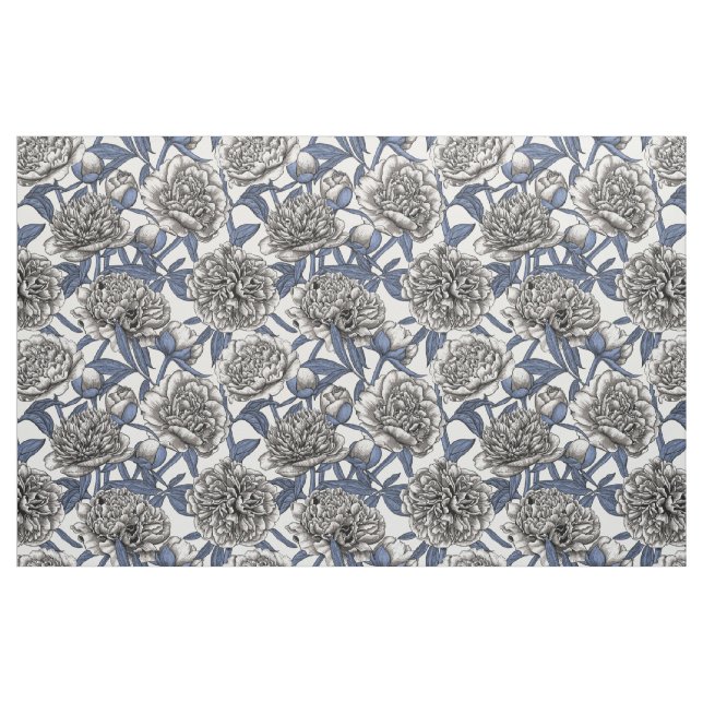 Tissu Fleurs de cendres blanches (Fat Quarter)