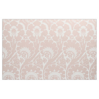 Tissu Fleurs de la Renaissance rose et blanc